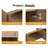 48'' Single Floating Bathroom Vanity  Base With 3 Doors