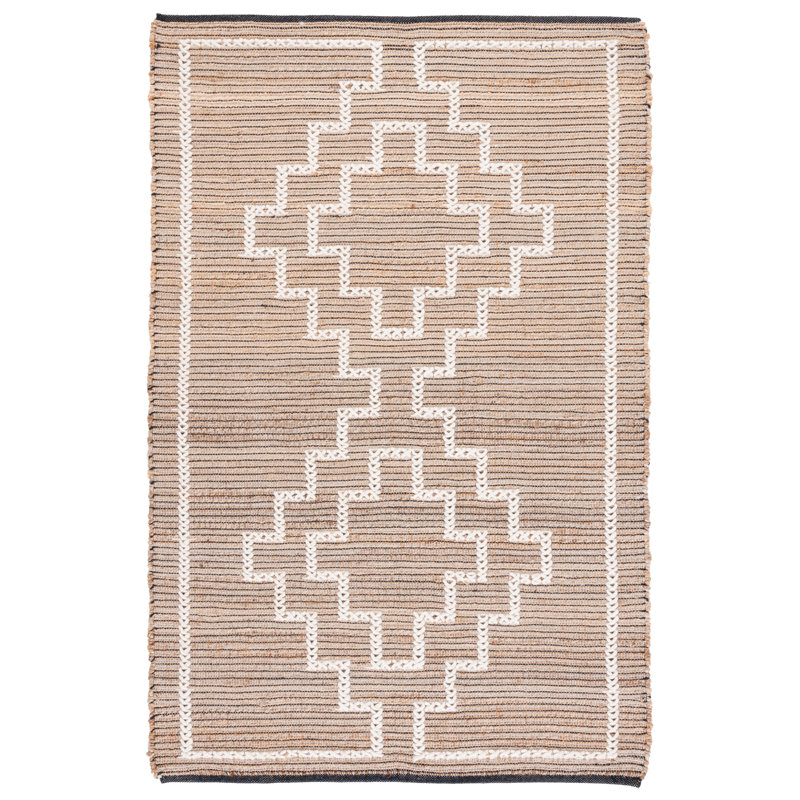 Tapis en fibre naturelle 375 Adriyel, Rectangle 4 pi x 6 pi