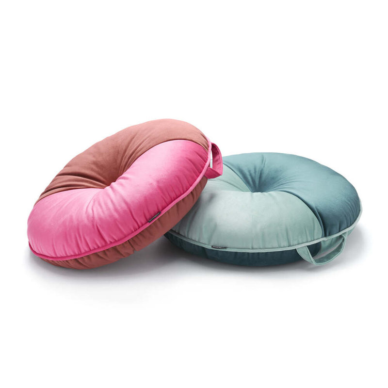 Ombre Velvet Throw Pillow