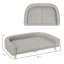 Canapé-lit pour animaux de compagnie avec coussin lavable-1084909850