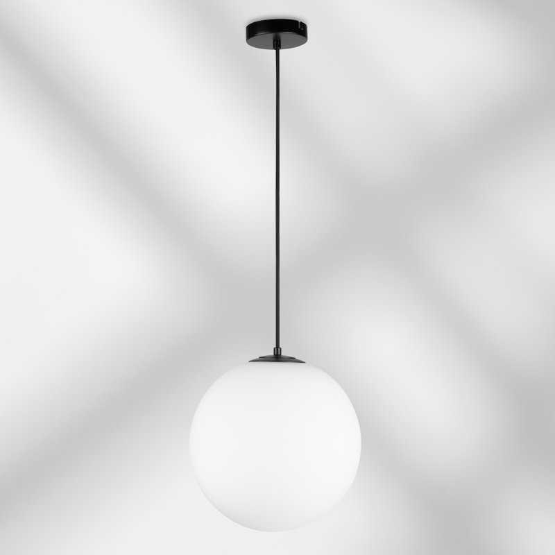 Kiryazov 1 - Light Black Globe Glass Pendant