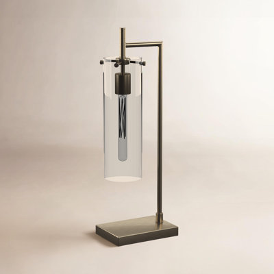 Gilbert Solid Brass Metal Desk Lamp