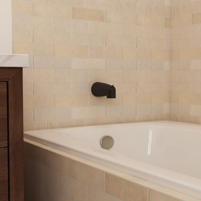 Replacement Stainless Steel Lift-Rod Tub Spout