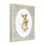 Plaque murale petite souris avec fleurs, design par Arlington Prints