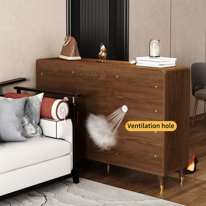 Armoire de rangement à chaussures Jarrett, H 39,37 po x l 41,73 po x P 13,39 po