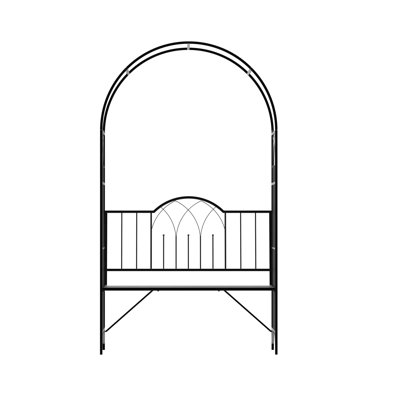 Metal Outdoor Bench