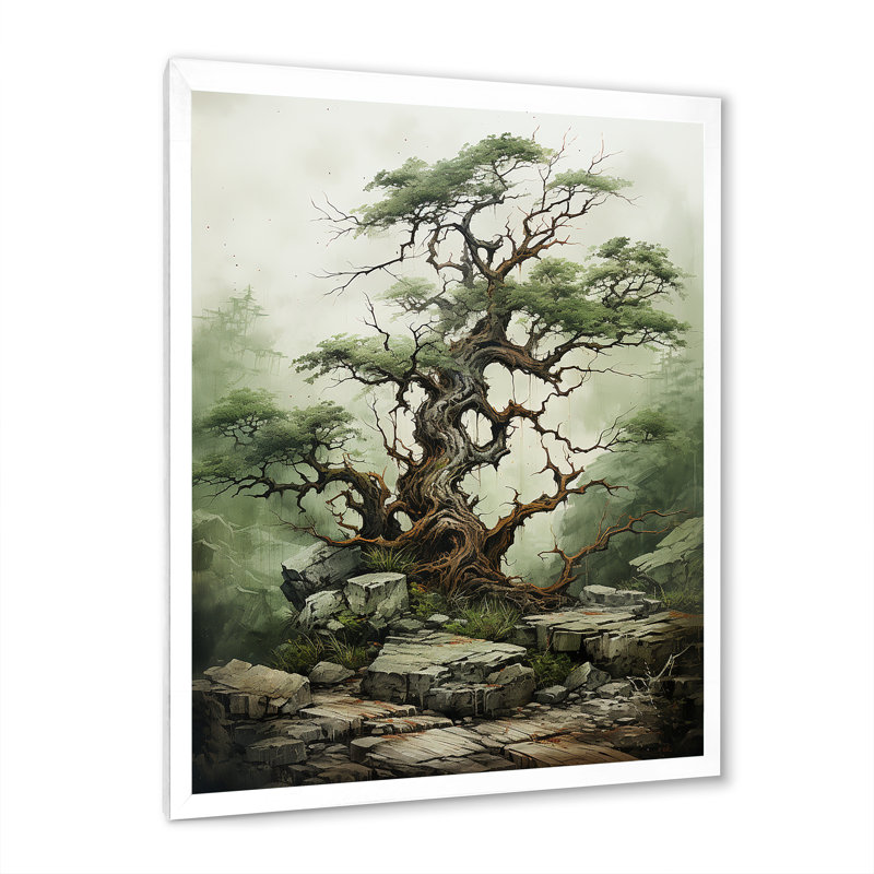 Photo de plage La Sagesse I - Décoration murale florale, H 32 po x l 16 po x P 1 po, Cadre photo blanc