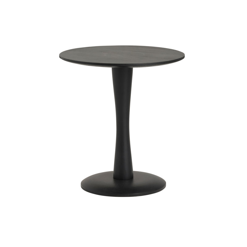 Kilroy Side Table Made Of Solid Wood, Black