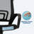 Sealy Jupiter Swivel Mesh Office Chair with Arms and Tilt