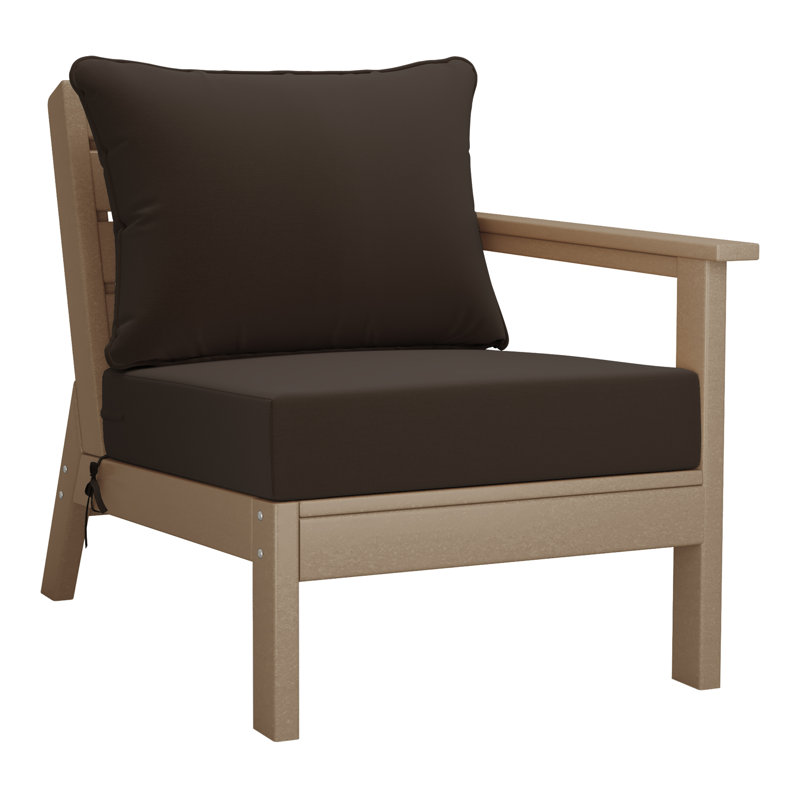 Ensemble de sièges profonds avec coussins, Light Brown, Brown