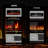 Recessed or Wall Mounted Electric Fireplace Heater, Touch Screen & Remote Control, 12 Flame Colors, 8H Timer-262639744