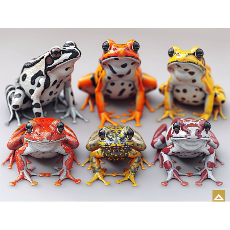 12118_Colorful Frogs - Rideau de douche, L 70 po x L 93 po
