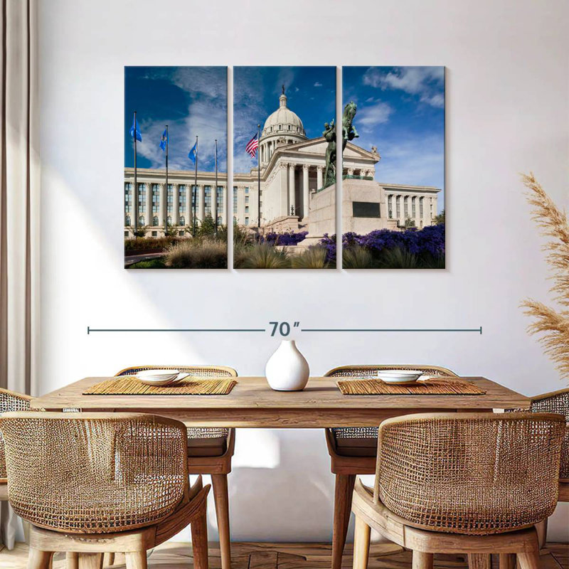 Rorry Oklahoma State Capitol, 36" H x 57" W