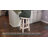 Round Backless Rustic Log Cabin Style Counter-Height Stool, Unfinished