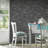 Wallpaper Charcoal Gray Black Modern Rolls Faux Stone 3D