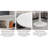 27.6-Inch Coffee Table, Mid-Century Modern Style Dining Table, Suitable For 2-4 People, Featuring A Round Marble Tabletop,  For Various Settings.-562648140-562648177