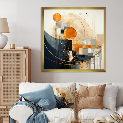 Yellow And Black Landscape Symphony I - Abstract Landscape Wall Art