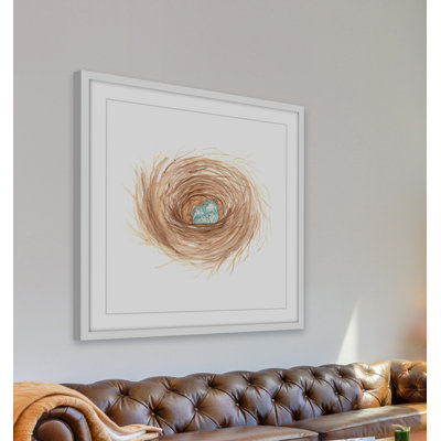 Thimble Sparrow - Single Picture Frame Painting