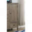 Mobilier de chambre à coucher moderne avec poignées rondes en bois brossé 1Pc