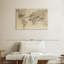 «The World is Your Oyster Map», reproduction sur toile tendue-1421047744