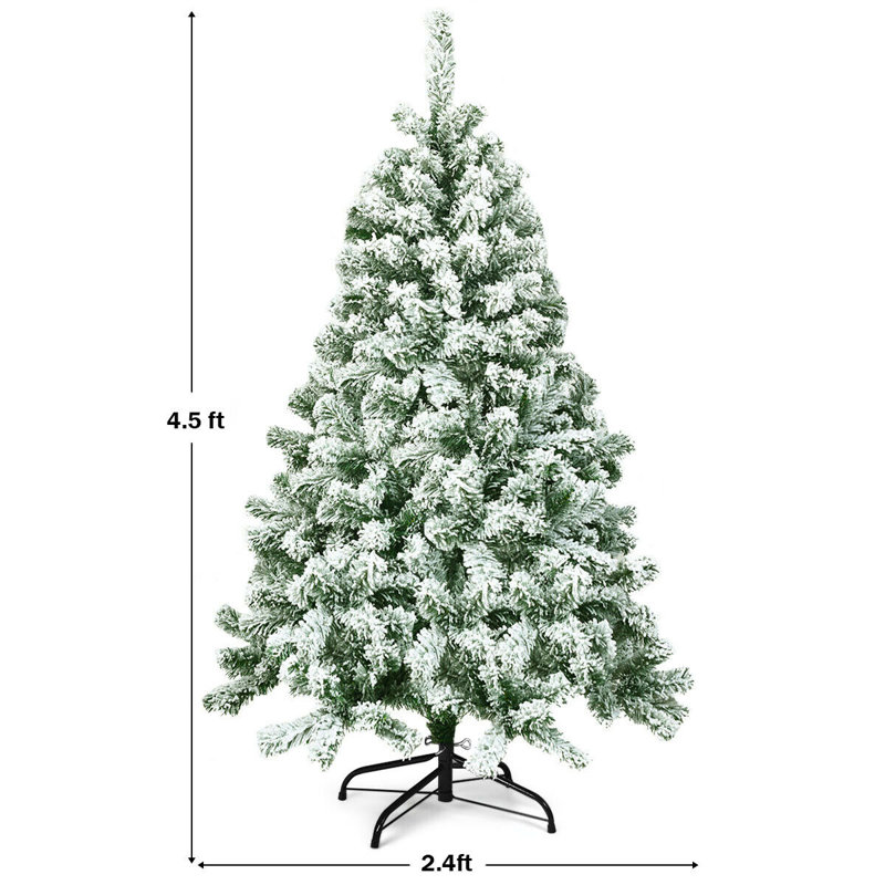 4.59' H Lighted Artificial Pine Christmas Tree