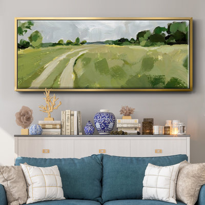 Meadow Trail I - Framed Canvas