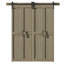 Porte pliante en bois de pin massif assemblé avec trousse de quincaillerie-112474390-137493234