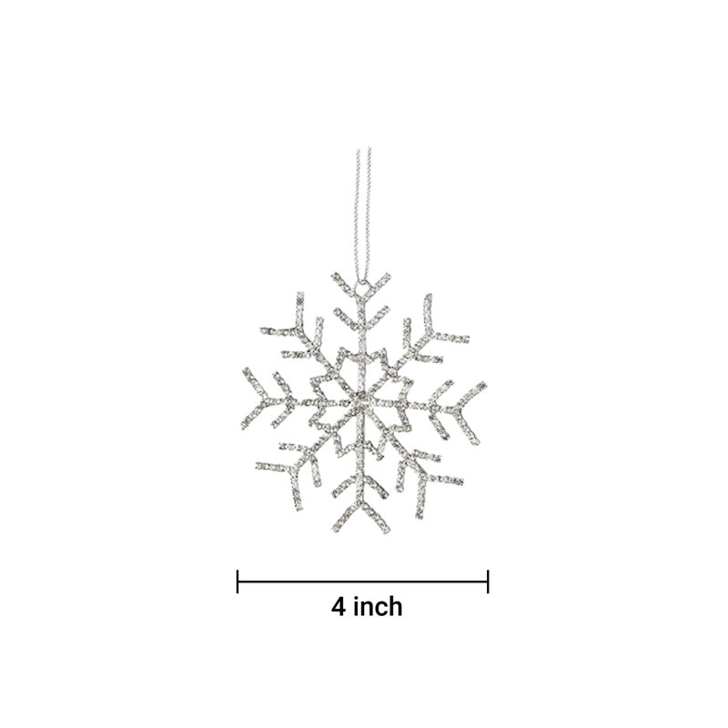 Serene 0.25'' Glass Holiday Shaped Ornament