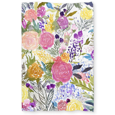 Bundle of Flowers Duvet Cover | Floral Home Decor Accent