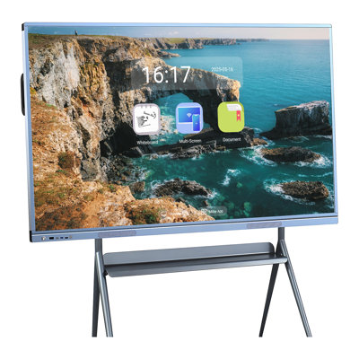 JYXCN Smart Board 55 pouces, améliorez votre espace! Tableau blanc interactif tout-en-un à écran tactile avec système double et partage de nuage avec tableau blanc numérique pour l'éducation et le bureau?