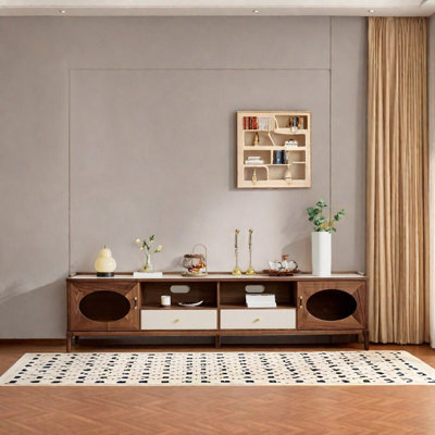 Italian style storage TV stand