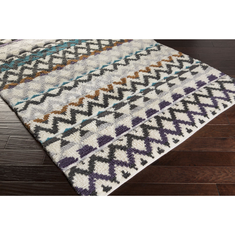 Levell Wool Southwestern Indoor Rug, Rectangle 2' x 3'