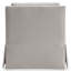 Fauteuil pivotant en tissu Delaney-408273145