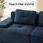 Canapé modulaire en forme de L de 153 pouces avec tissu velours côtelé, canapé 4 places, assise profonde et repose-pieds mobile-1275326746-1275326744