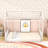 Floor Bed Frame  With Safety Guardrails-654399239-654399238