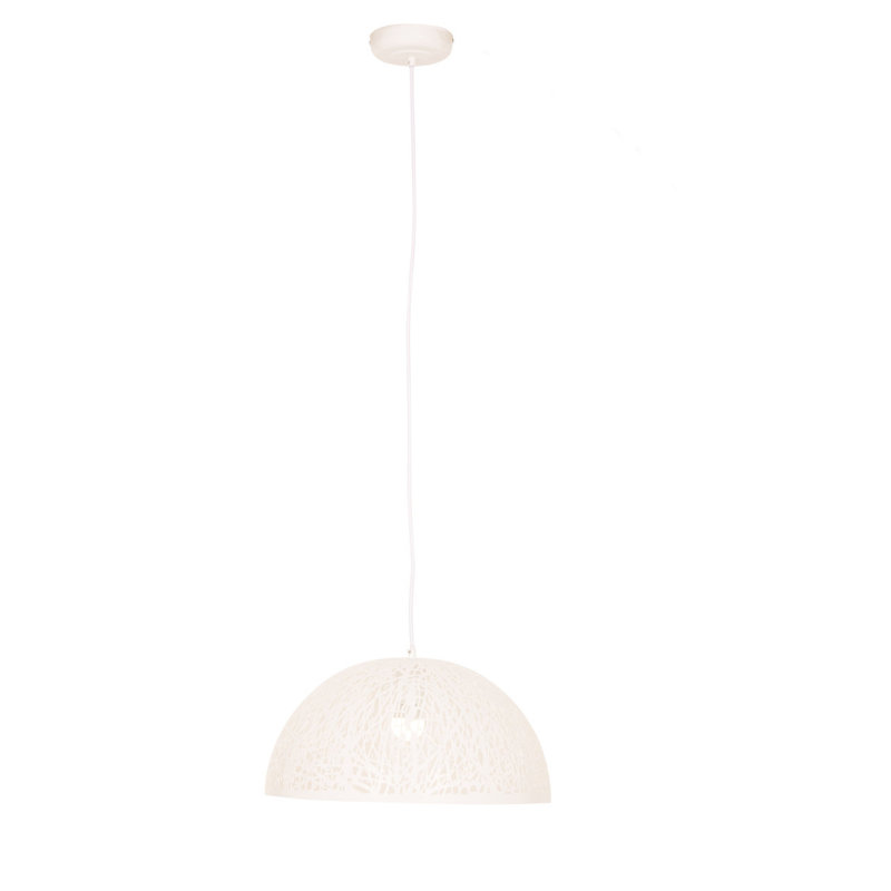 Breen 1 - Light Dome Pendant, White