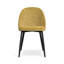 Velvet Upholstered Upholstered Back Side Chair-839655787