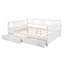 Lit de jour simple en bois avec deux tiroirs-70102173-70102169