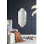 Miroir mural champagne doré avec bords entaillés