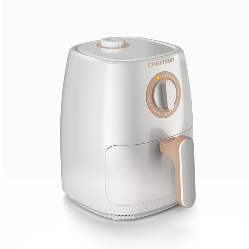 Friteuse électrique Chefman Turbofry 1,89 litres, Blanc
