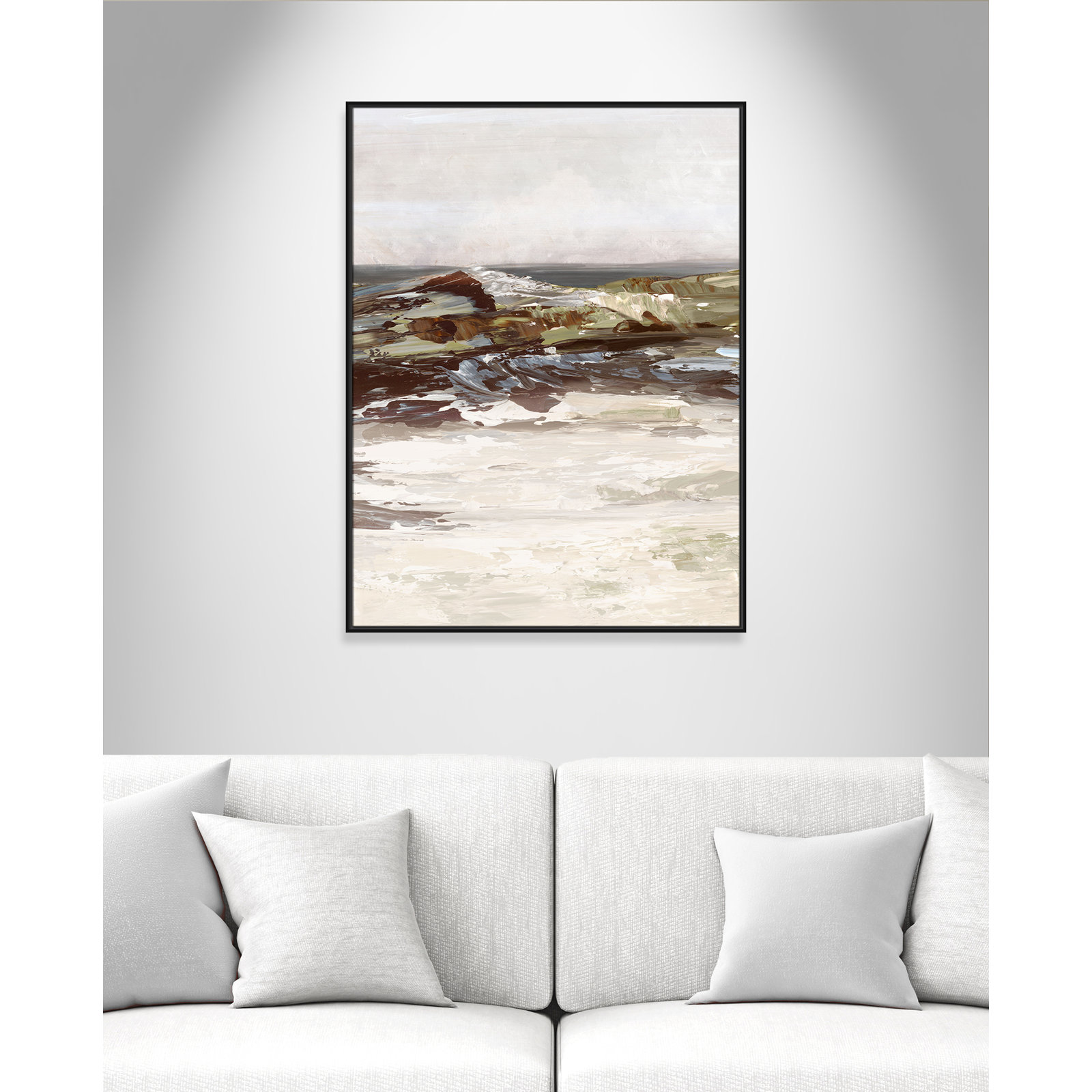 Stoney Peak Print by , Black, 49.5" H x 37.5" W