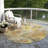 Machine Washable Indoor/Outdoor Xhevrie Gold Rug-1072400433