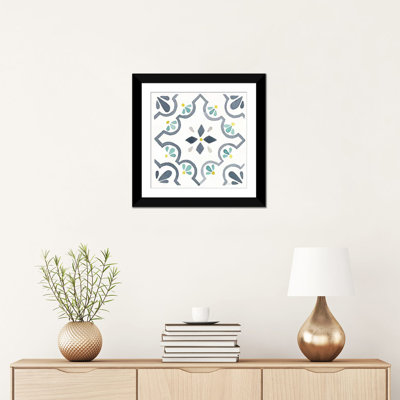 " Garden Getaway Tile II White " by Laura Marshall