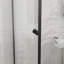 Cabine de douche de coin rectangulaire sans cadre à ouverture pivotante l 36 po x H 72 po avec verre trempé transparent de 1/4 po