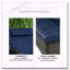 Ensemble de 2 chaises longues en rotin avec coussins, coussin et inclinaison à 5 positions-941646961