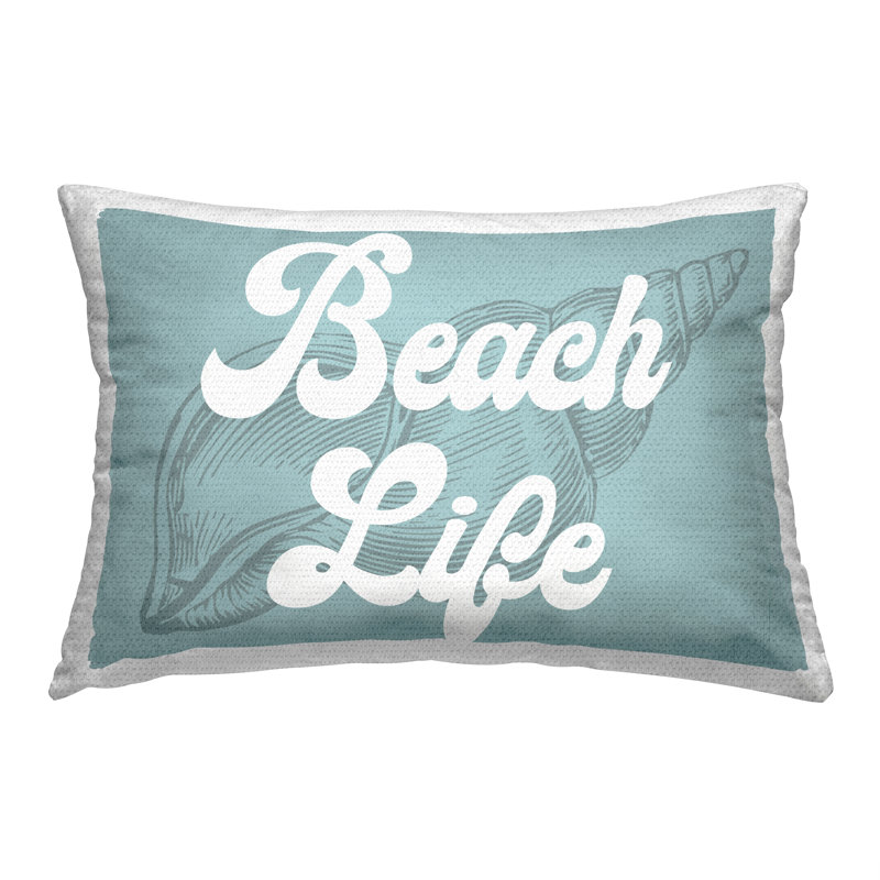 Housse et insert de coussin rectangulaire en polyester pour l'intérieur et l'extérieur