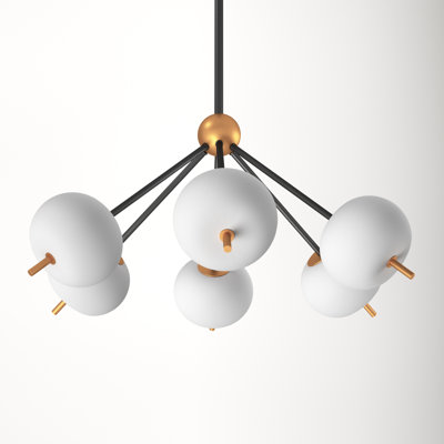 Sahrish 6 - Light Dimmable LED Sputnik Chandelier