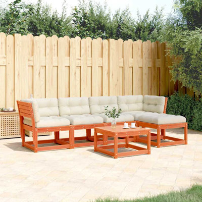 273 cm W Patio Sofa with Cushions