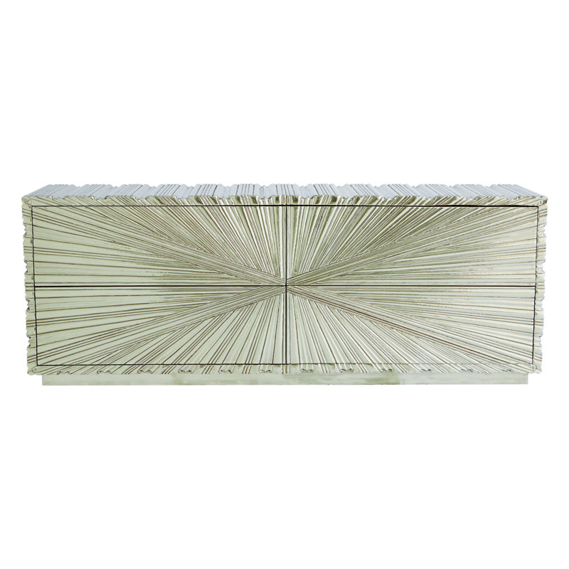 Linenfold Cabinet, Silver
