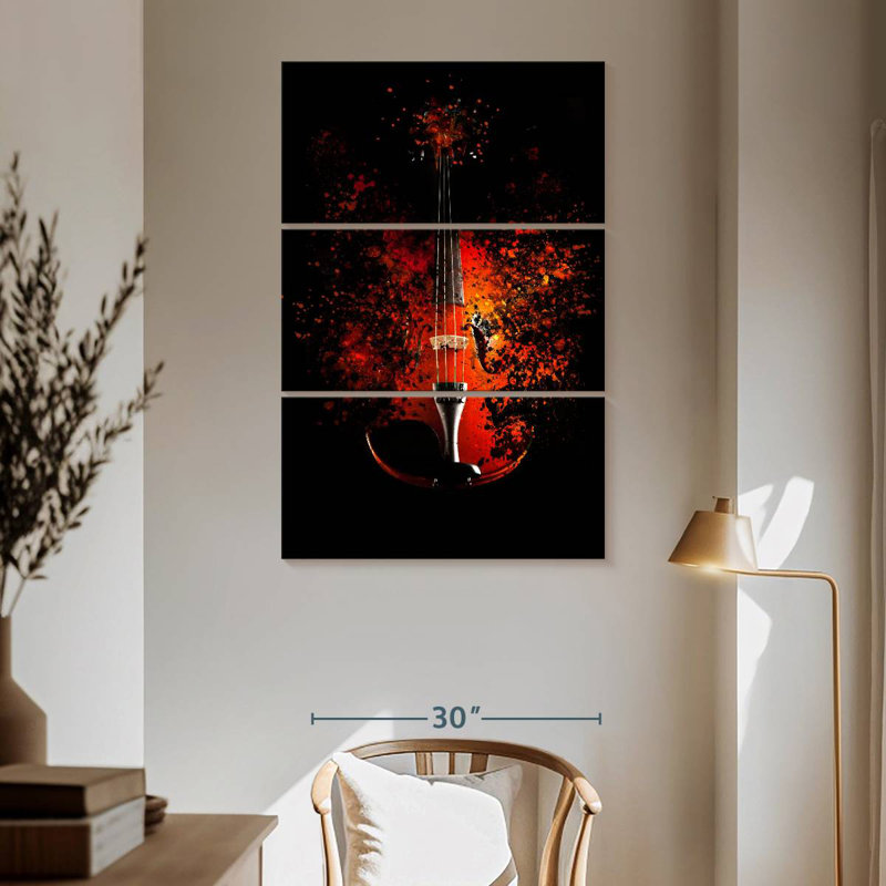 Abarca Dispersion Effect Violin, 65" H x 42" W